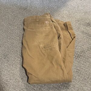 Carhartt Men's Tan Work Chinos with Utility Pocket